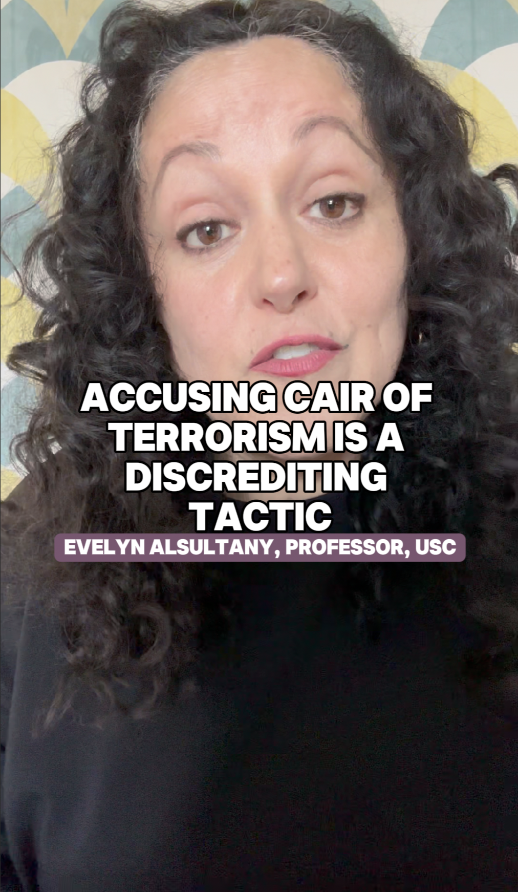 "Accusing CAIR Of Terrorism Is A Discrediting Tactic" - Dr. Evelyn Alsultany (USC)

 
Prof: Dr. Evelyn Alsultany, Topic: Israel & the World, Time: 2023 - Present, Antisemitism, Pro-Palestinian, Gaza Crisis, Ceasefire, Ethnic Cleansing, Genocide, US–I