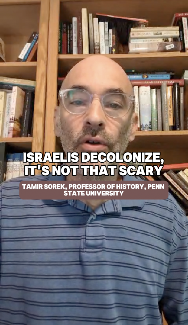 "Israelis Decolonize, It's Not That Scary" - Dr. Tamir Sorek (Penn State)

 
Prof: Dr. Tamir Sorek, Topic: History, Topic: Annexation/ Apartheid, Topic: Violence, Time: 1948 - 1967, Time: 1967 - 2000, Time: 2000 - 2023, Time: 2023 - Present, Time: 18