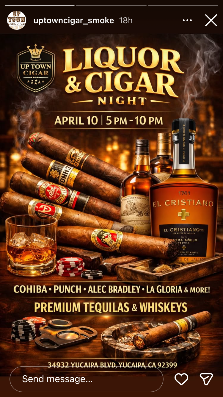 Liquor and Cigar Night