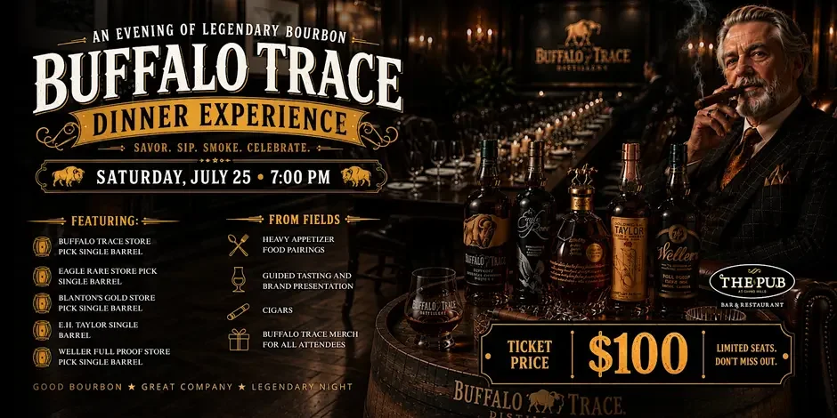 Buffalo Trace Barrel Select Dinner Experience at The Pub