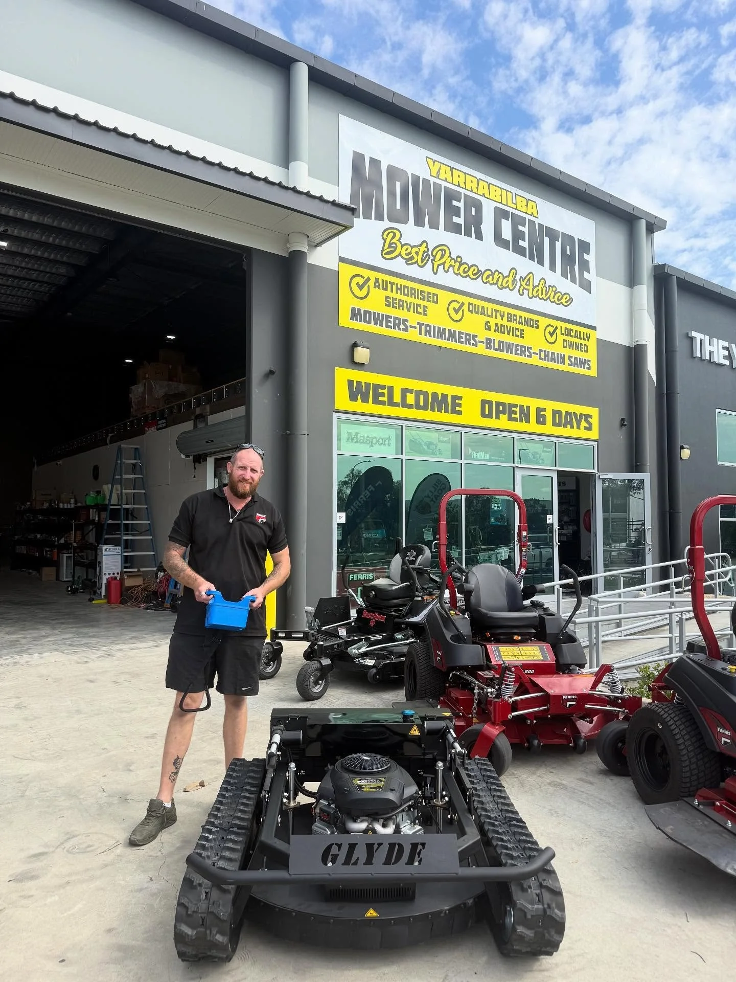 AutoSlasher&rsquo;s are now in stock &amp; available @yarrabilbamowercentre - Drop in to see Aaron &amp; learn about the AutoSlasher today!