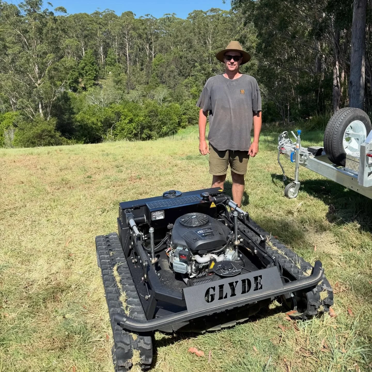 Big thanks to Brett for choosing the AutoSlasher! 
This customer has quite a few steep slopes which are too steep for a tractor &amp; slasher to traverse safely. 
The AutoSlasher is both a safer &amp; easier alternative!