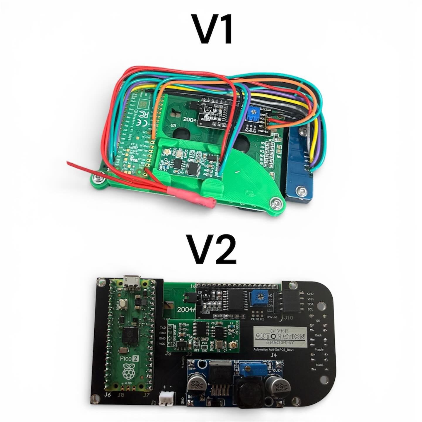 Using a custom design printed circuit board, we have managed to eliminate wires from the AutoSlasher&rsquo;s Automation Add-On remote module! 

Not only does this make production a whole lot faster &amp; easier, it&rsquo;s also more reliable and easi