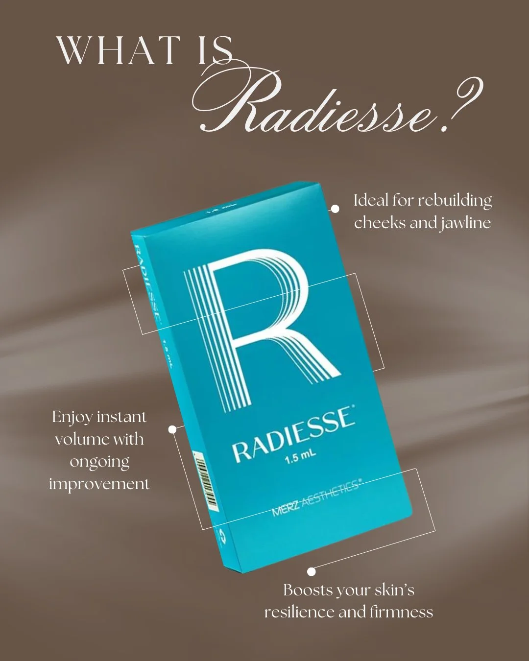 Radiesse&reg; is a collagen-stimulating injectable biostimulator that provides immediate volume while providing long-term improvement by increasing collagen and elastin for more than a year or more in many patients. 

What is collagen and elastin?

C