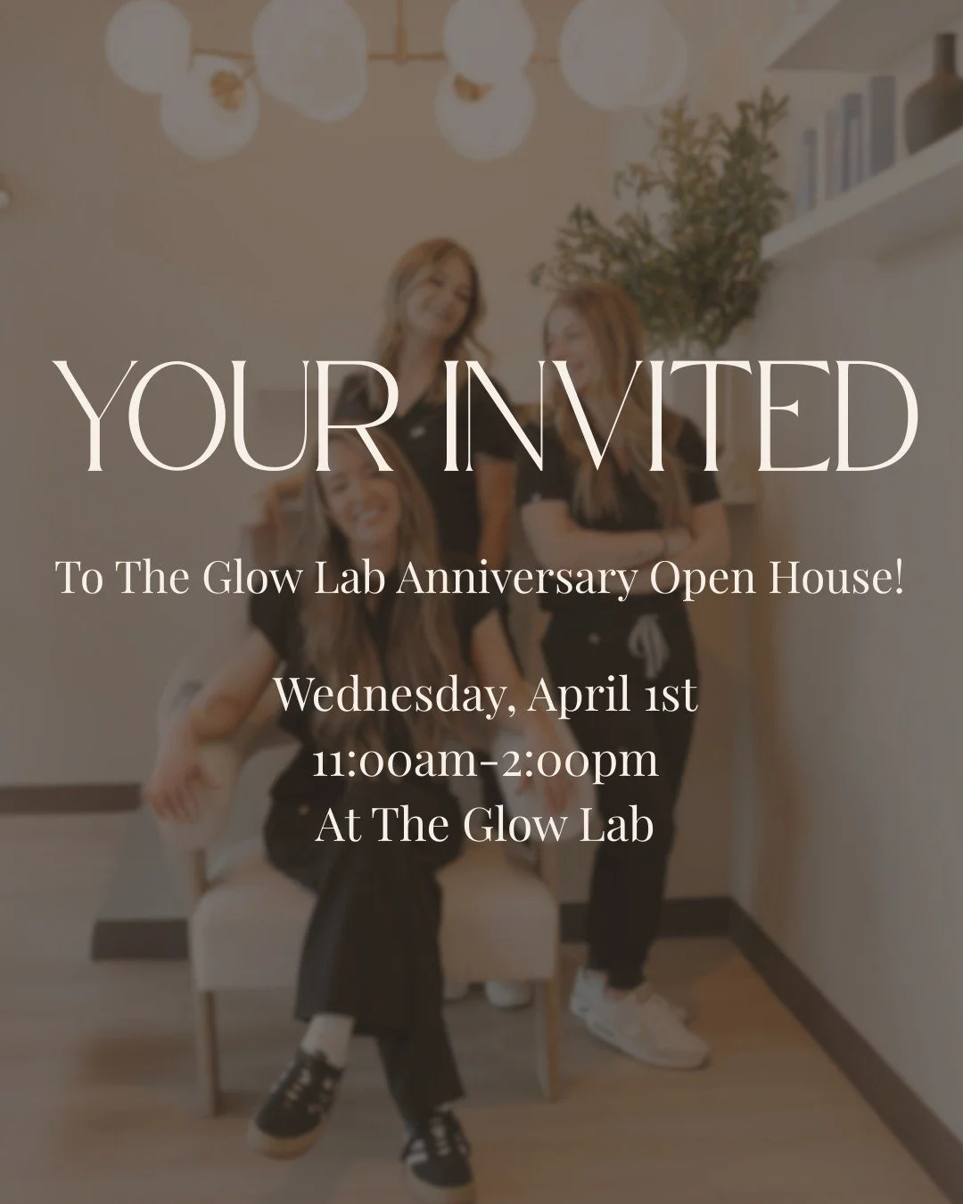 You're invited to our 1 year anniversary of our new location✨ 

What to expect:

🤍 Live treatment demos
🤍 Exclusive discounts
🤍 Refreshments
🤍 Raffles
🤍 Bouquet Bar
🤍 First 20 people receive gift bags

Keep an eye out for our event specials and