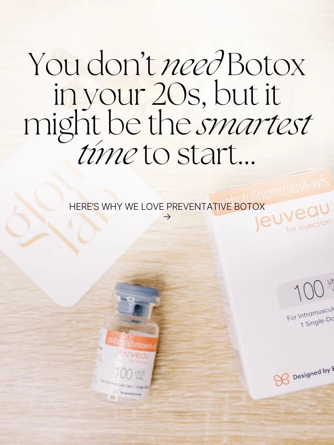 Consider this your Botox "soft launch"

We aren't using Botox in your 20s to change your face, we&rsquo;re using it to "future-proof" it. By softening movements before lines settle in, you stay looking like you for much longer. No