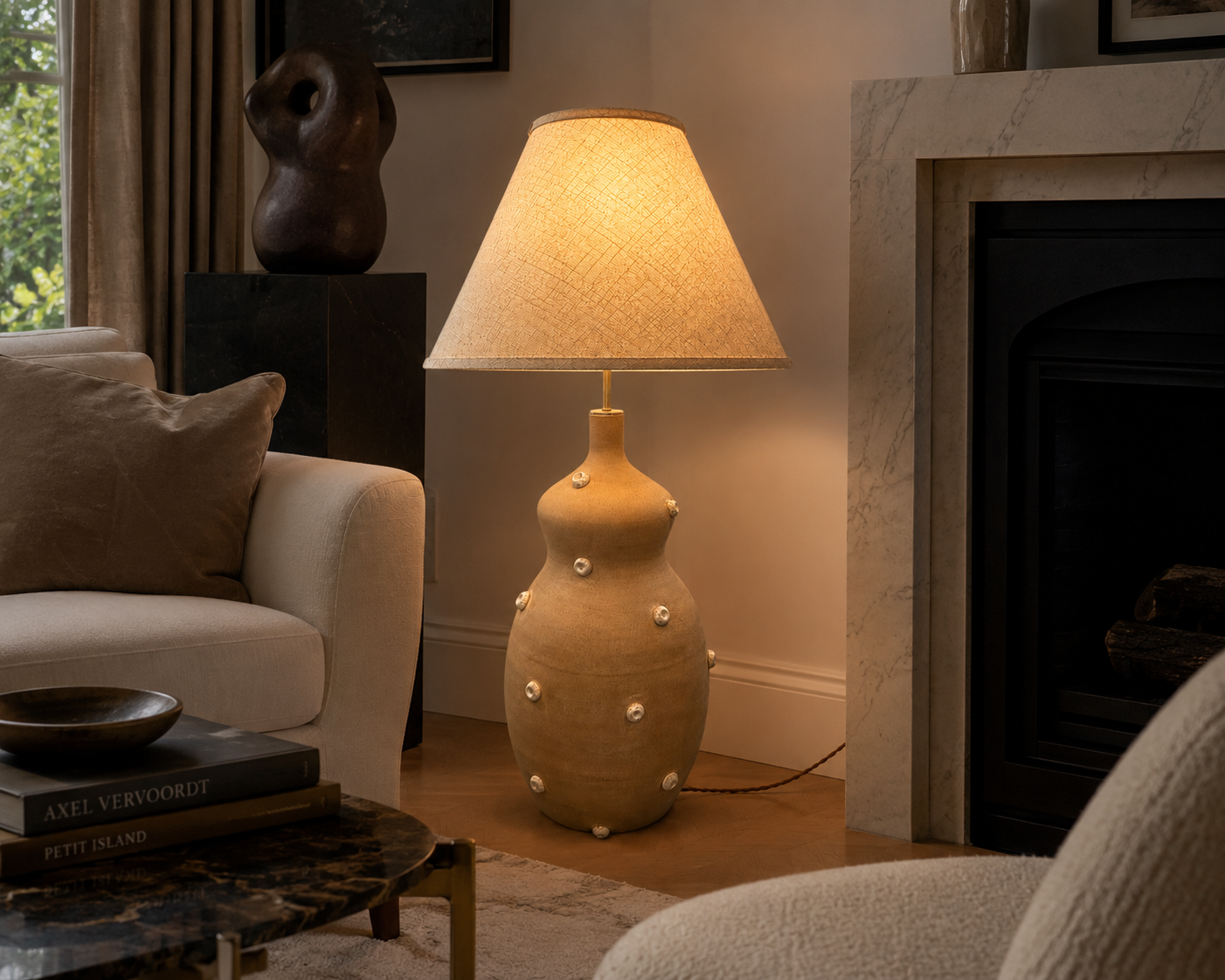 Kusama Floor Lamp in livingroom.png