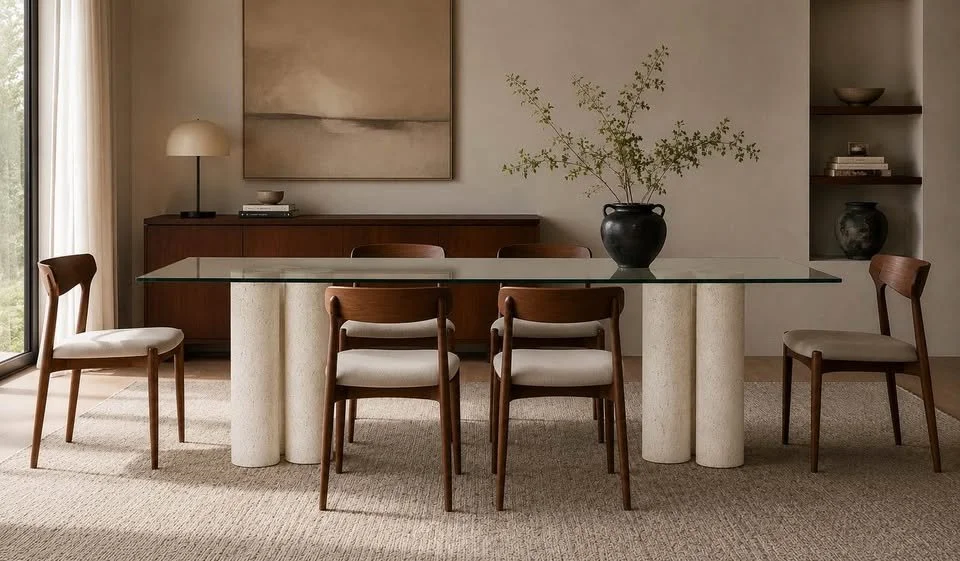 nevelson-ceramic-dining-table- modern diningroom.jpg
