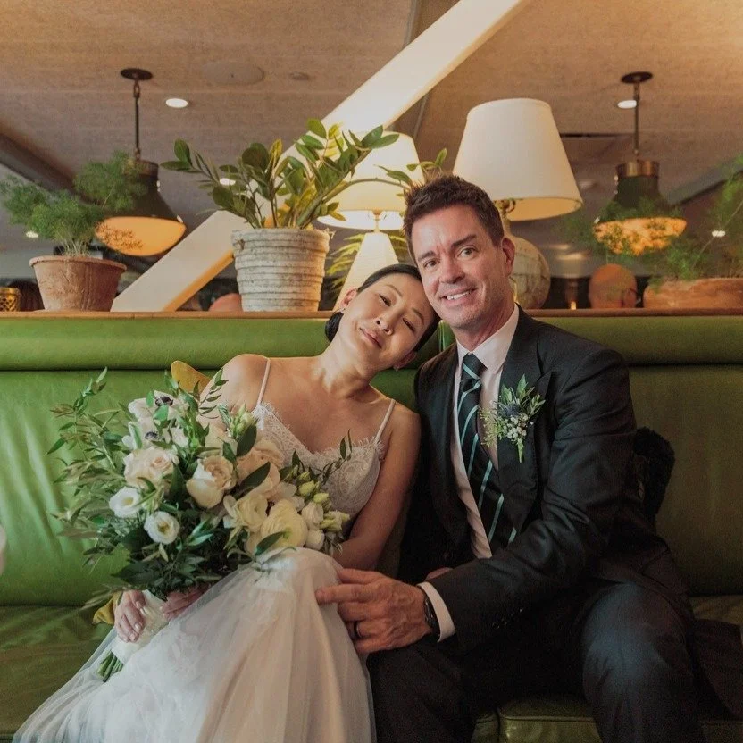 One year ago today, Jane and Paul stood hand in hand and promised forever. Their wedding day was filled with beauty, joy, and love that lit up the courtyard, and it was  such an honor to witness their story as husband and wife.

Today, as they celebr