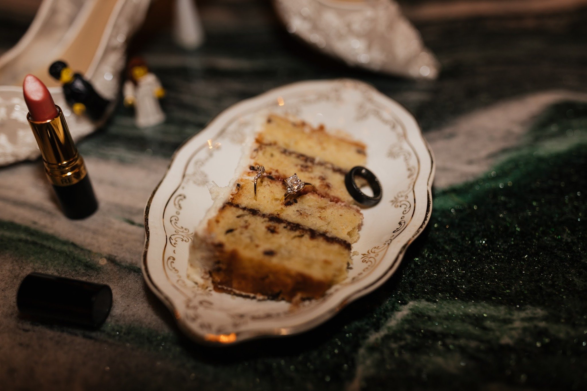 Anticipation is the Sweetest Course. 
While the rings symbolize the lifelong promise, moments like this the thrill of the first bite of cake, the laughter shared across the sweetheart table, and the joy of the dance floor are the unforgettable fun yo