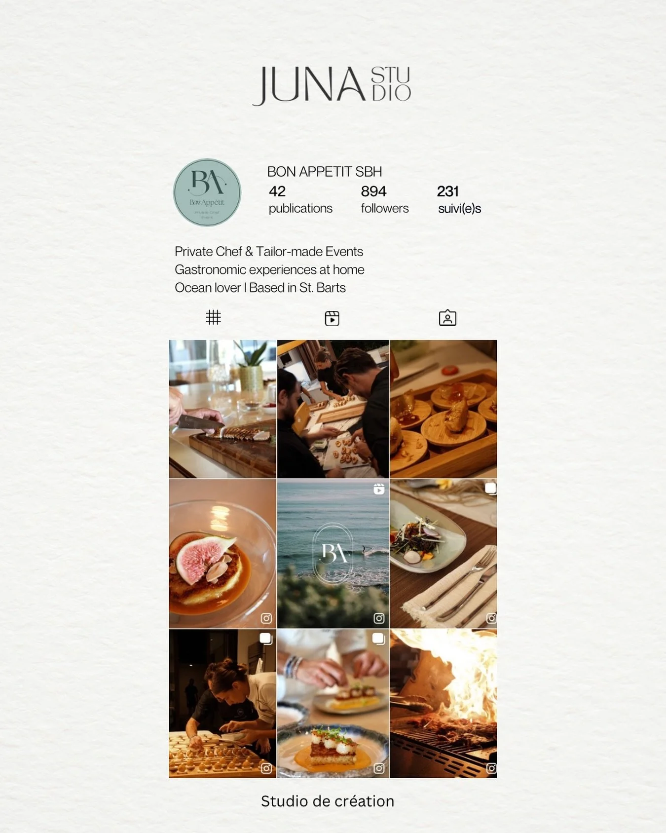 Cr&eacute;er, capturer, sublimer.
Photo, vid&eacute;o &amp; identit&eacute; visuelle pour @bonappetitsbh 

D&eacute;couvrez plus de projets sur mon site (lien en bio) ✨

#JunaStudio #LogoDesign #Branding #ProcessCr&eacute;atif