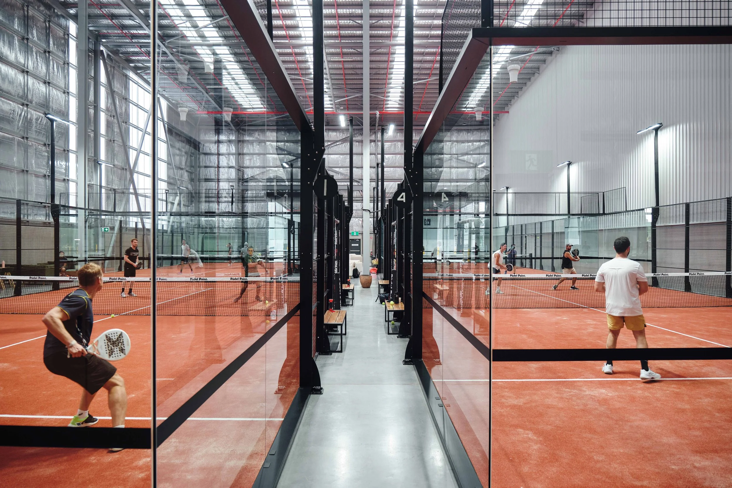 Padel Point Bankstown | Warehouse Conversion &amp; Sports Facility Fitout