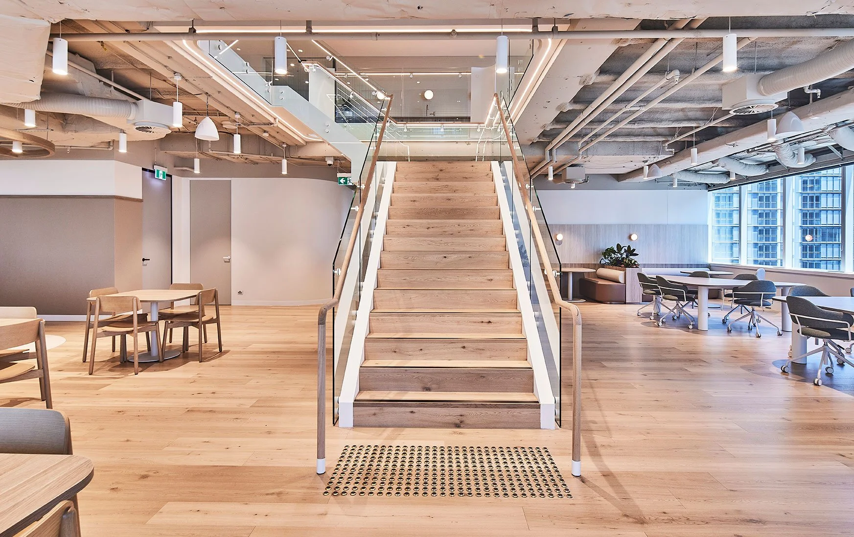 Behind the build: Resimac’s interconnecting staircase