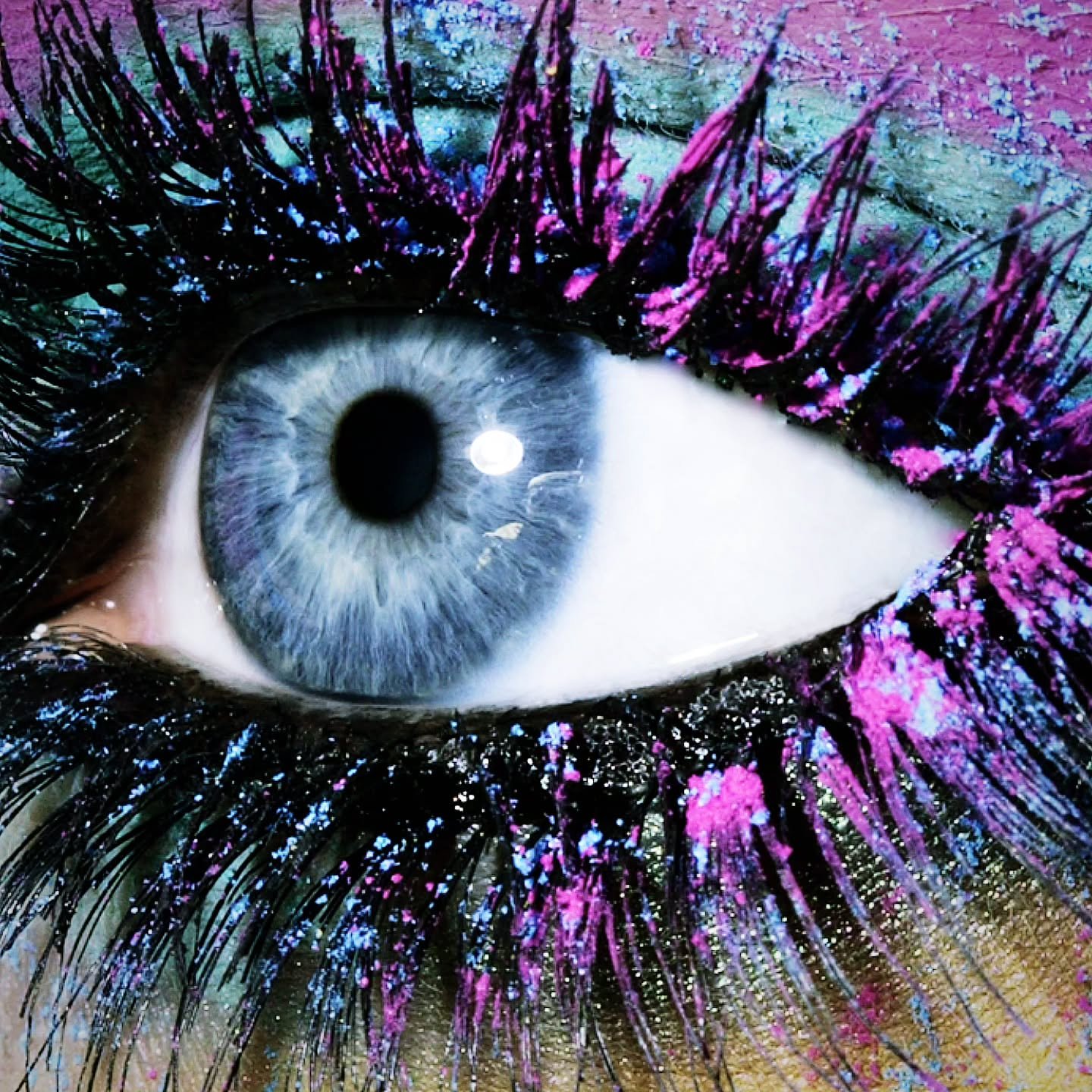 Building Up Texture and Color and #painting in layers brings dimension to a #face and catapults #makeuplooks to an entirely new level. For this shoot with amazing #photographer #christophjouany , I was inspired to create dense wispy #eyelashes to act