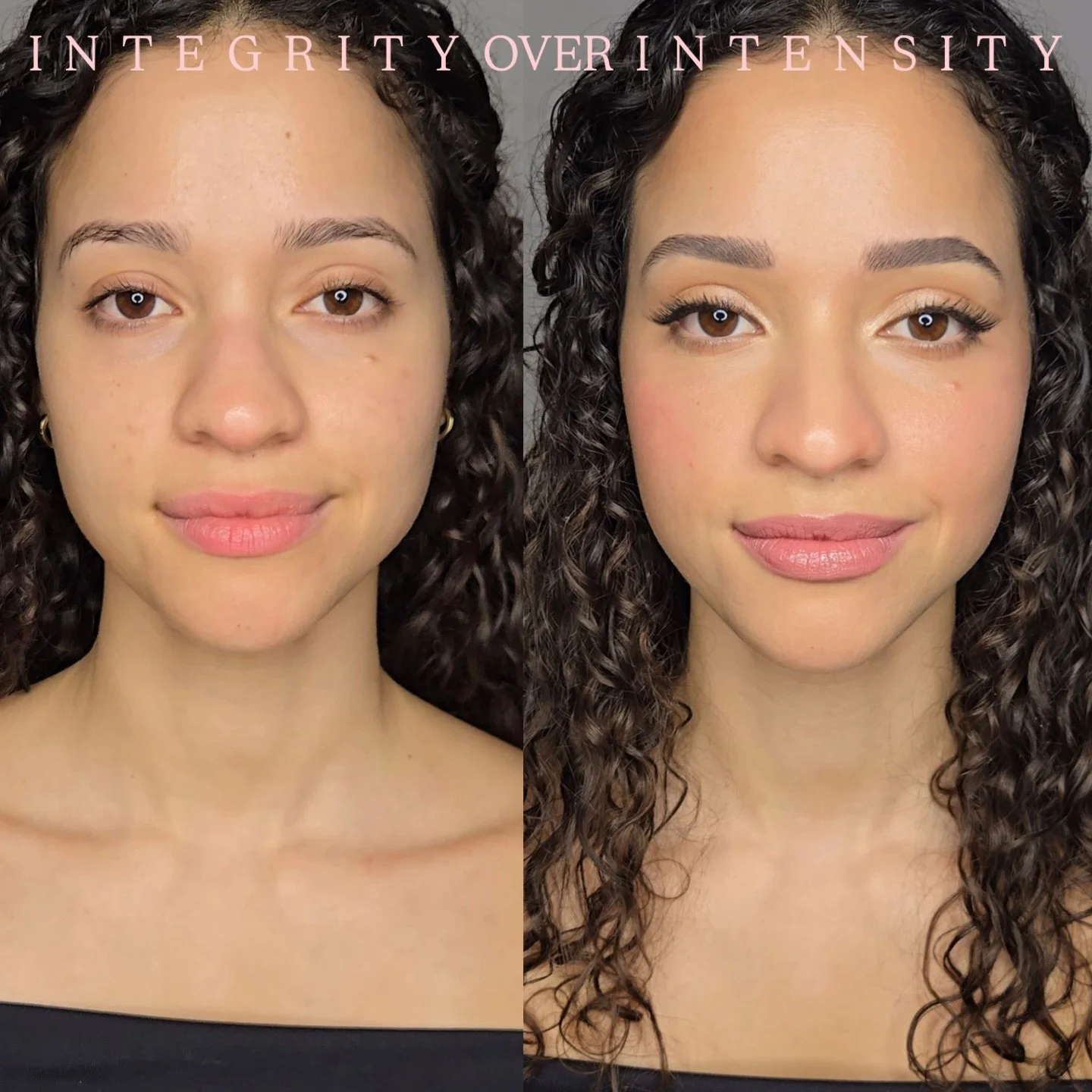 Integrity Over Intensity ✨ Every face has a natural architecture. For me, the goal isn&rsquo;t more makeup, it&rsquo;s better placement. Using color and texture strategically to subtly shade, sculpt, and refine allows your natural beauty to shine thr