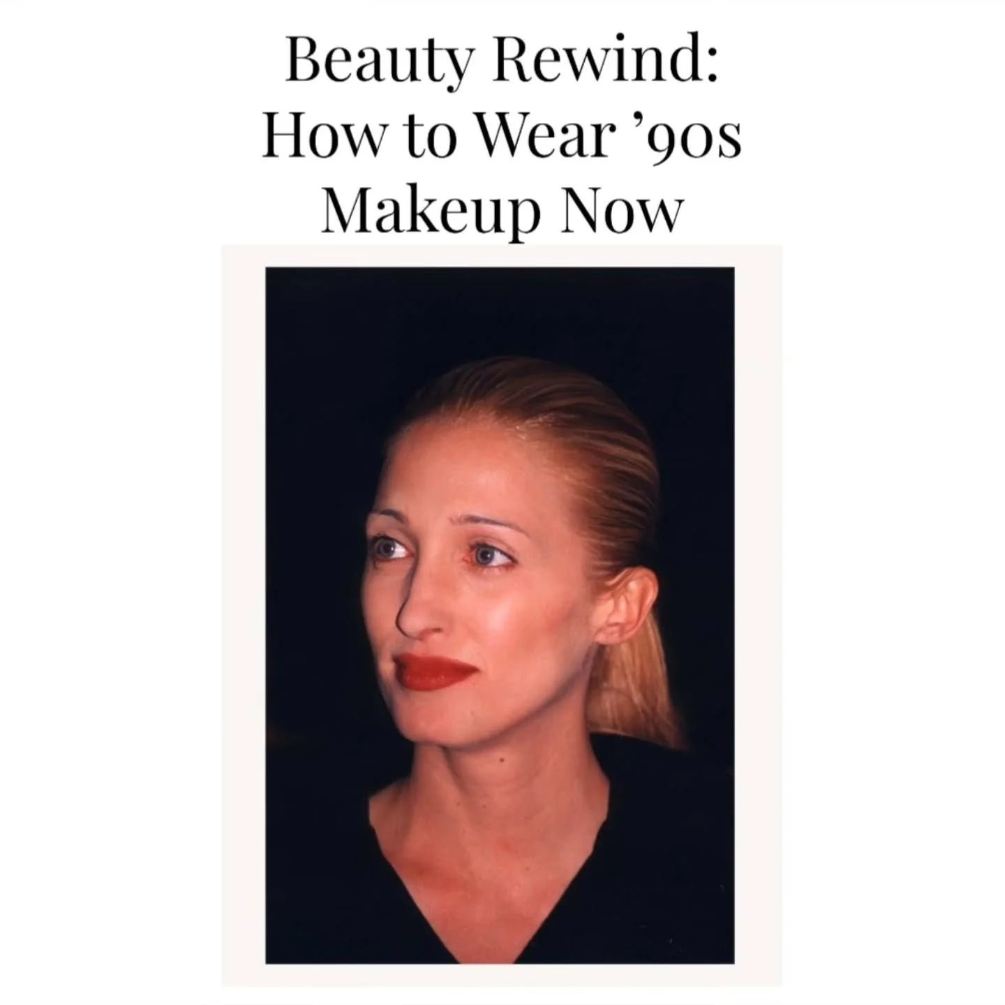 Pretty Magazine | How to Make &rsquo;90s Makeup Feel Modern

It was a pleasure to share my insights  with Pretty Magazine on bringing the best of &rsquo;90s makeup into the present, in their new fall issue article, The Last Analog Autumn.

From iconi