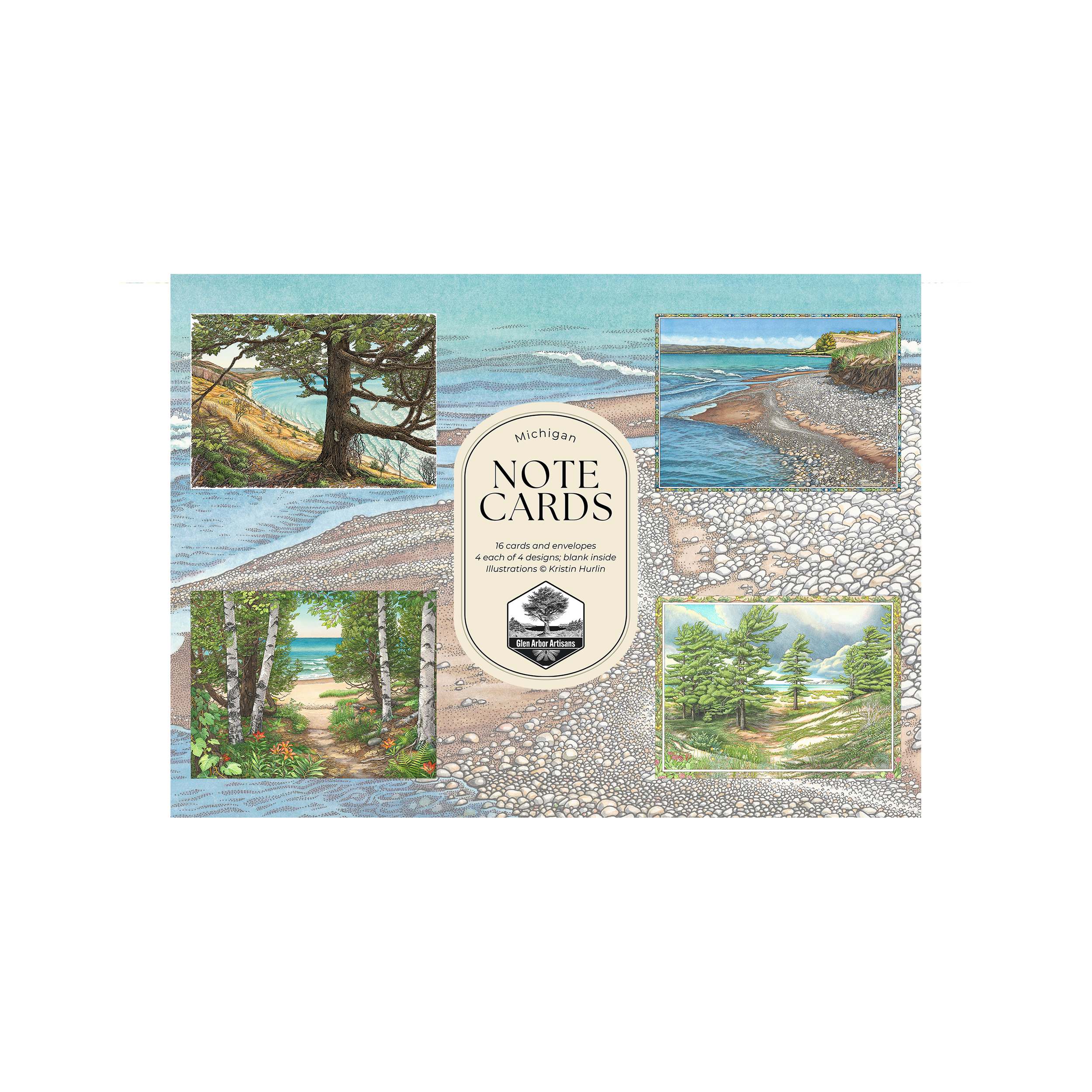 Michigan Shorelines Note Card Box Set