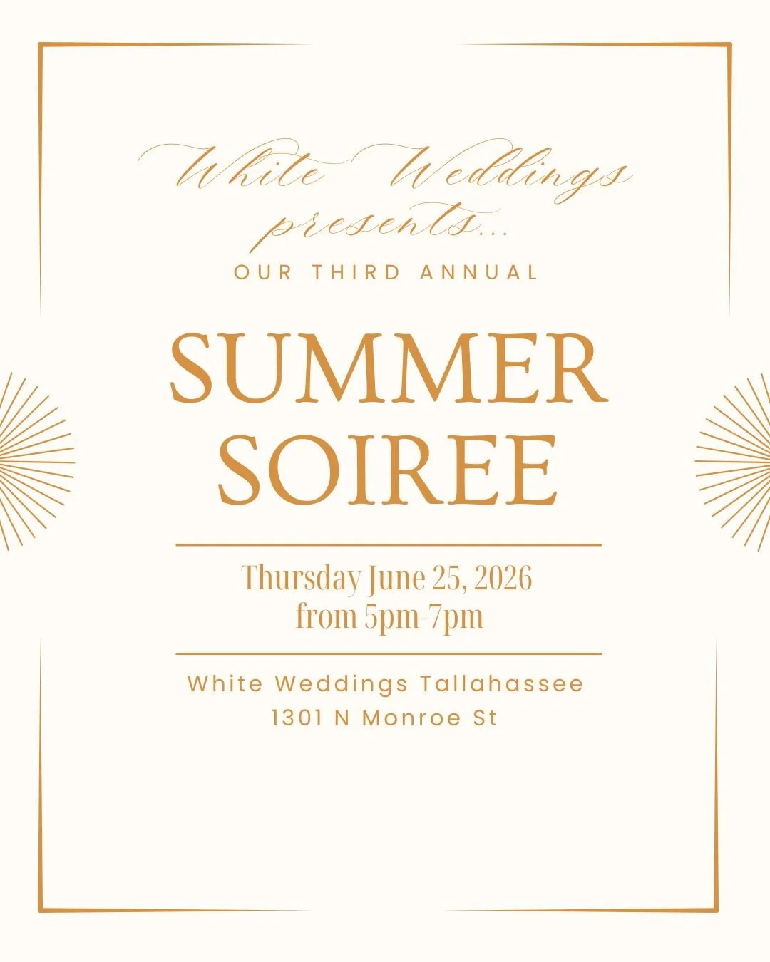 3rd Annual Summer Soireé