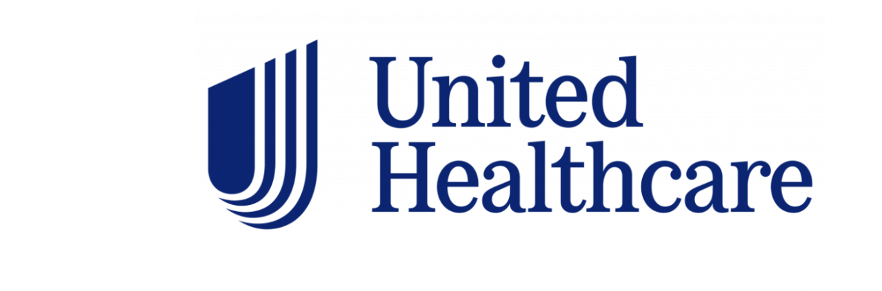 United Healthcare logo with a blue stylized emblem and the company name written in blue text.