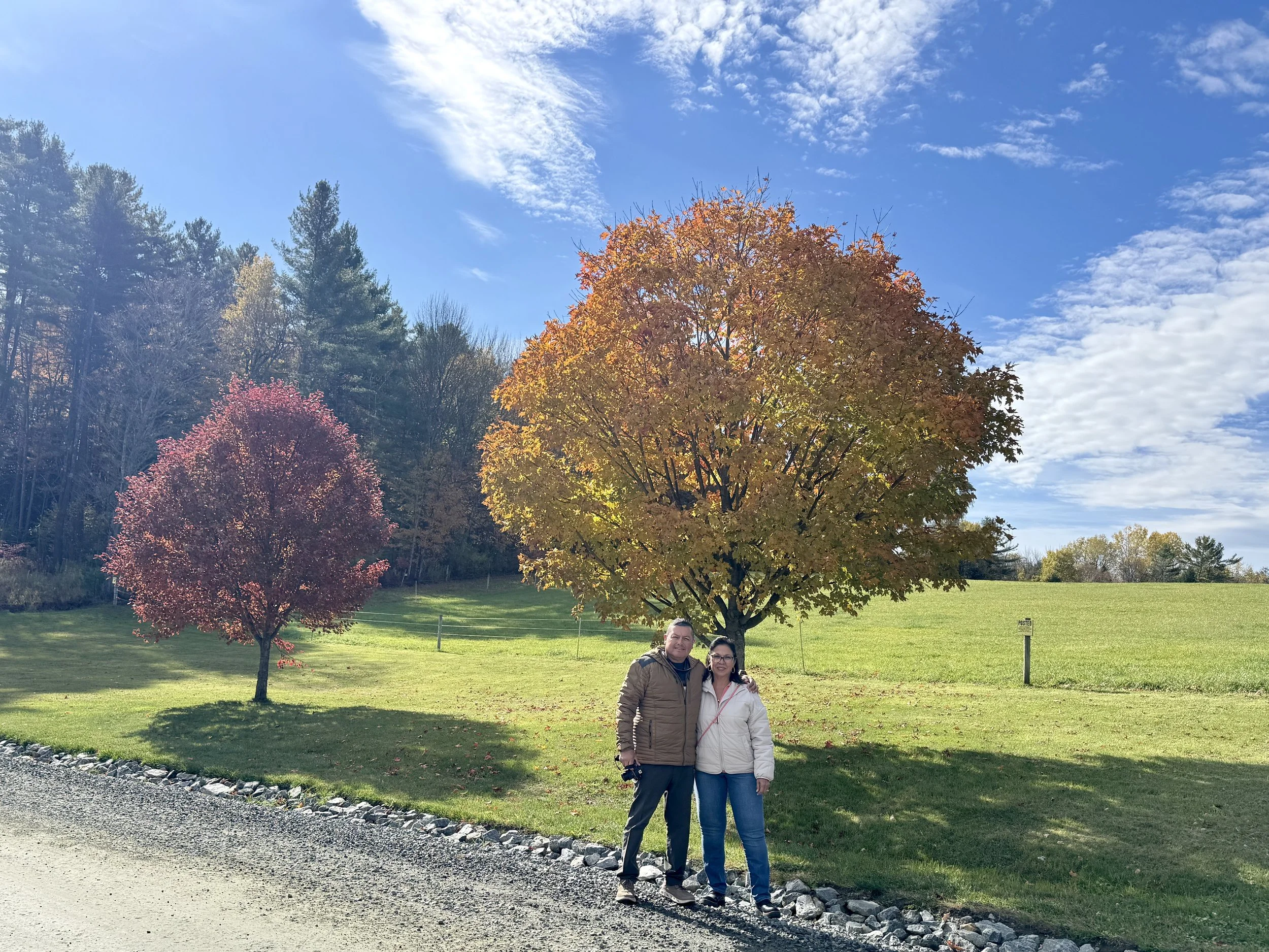 Fall foliage private guided tours in Vermont for couples