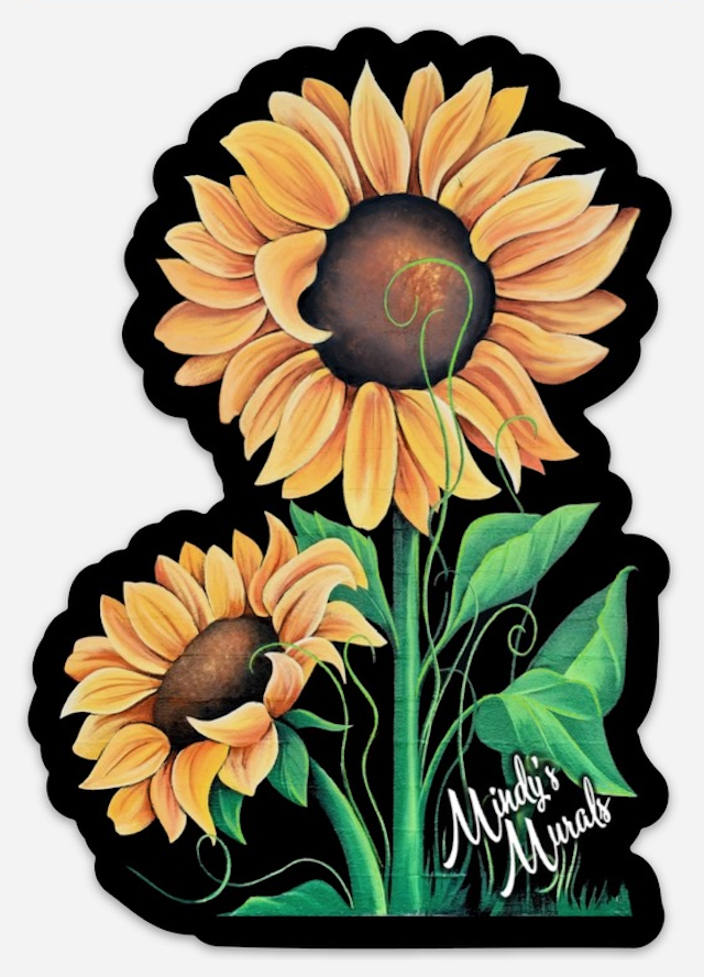 Sunflower Bumper Sticker