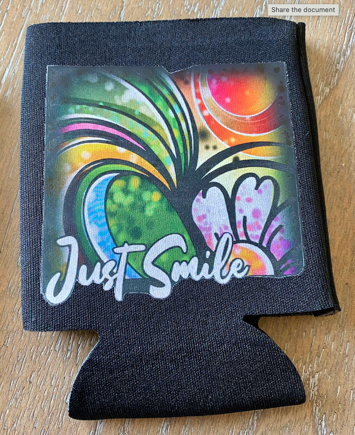Just Smile Koozie
