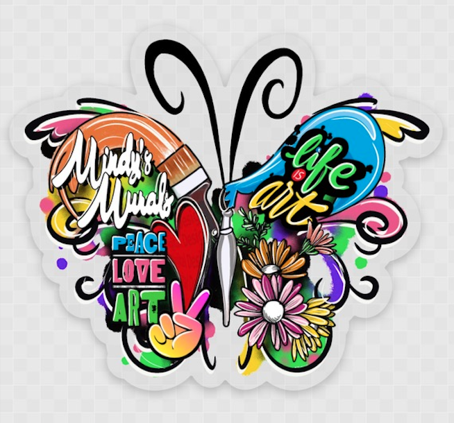 Art Butterfly Magnet