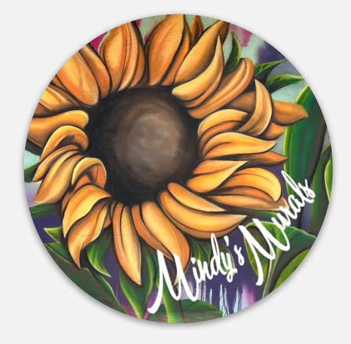 Mindy's Murals Sunflower Sticker