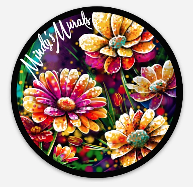 Flower Sticker