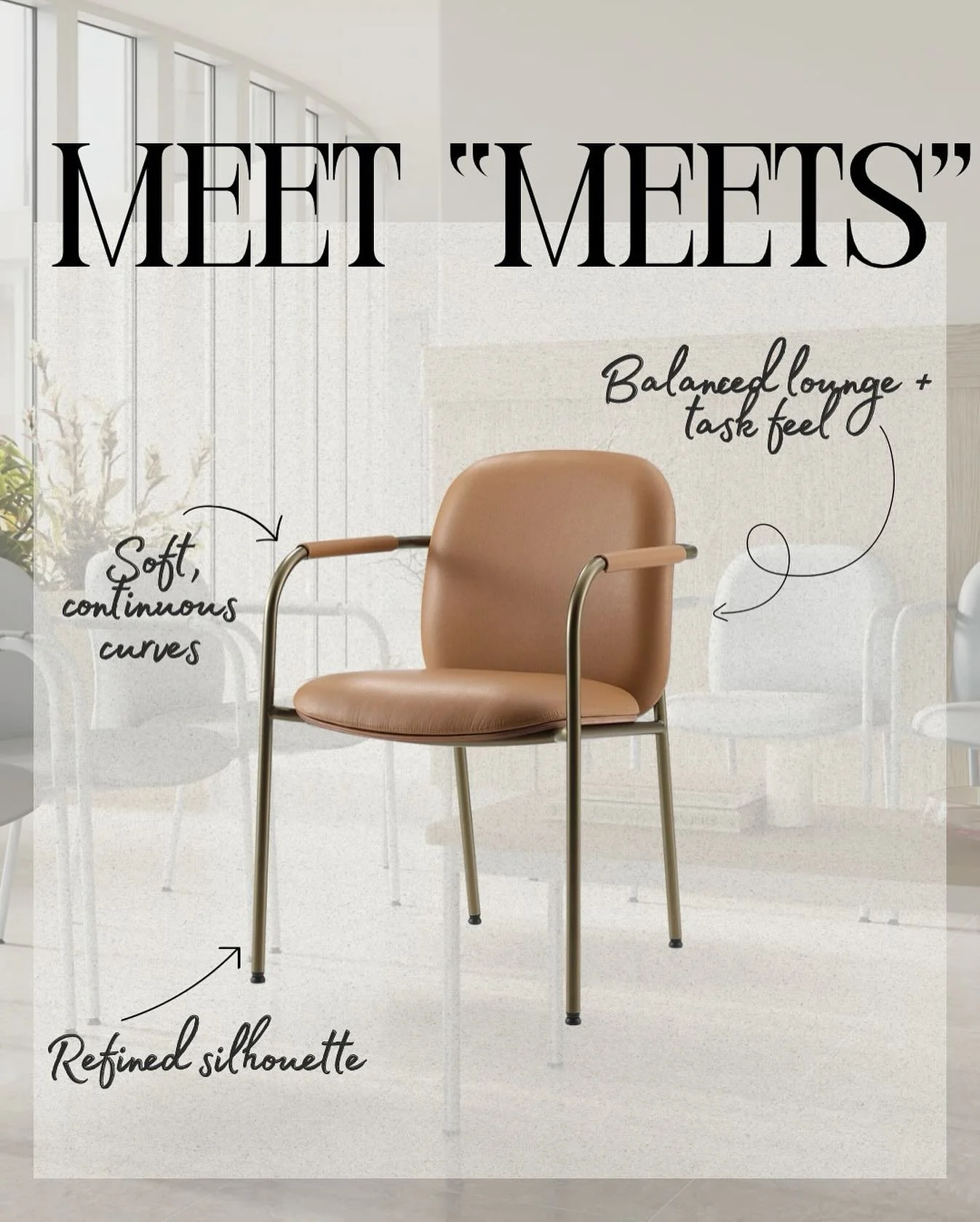 Happy Meets Monday! 
Say hello to Meets - Perfect for any open workspaces, lounges, and lobbies that need both style and substance!
• Wood or metal finishes available for added personality 
• Easy to move + configure for flexible layouts