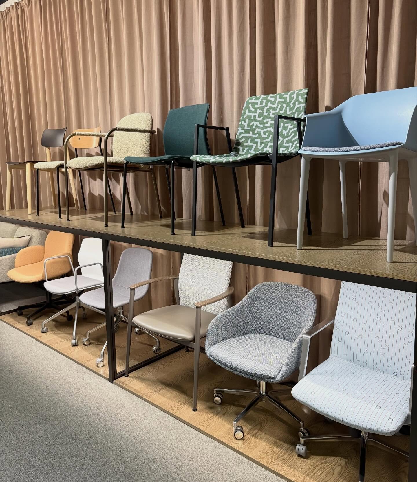 One of the many showroom projects we have been working on with the help of our wonderful manufacturers, that we are excited to share with our IG friends! So many great chairs to be showcased on our new chair rack 🤩
