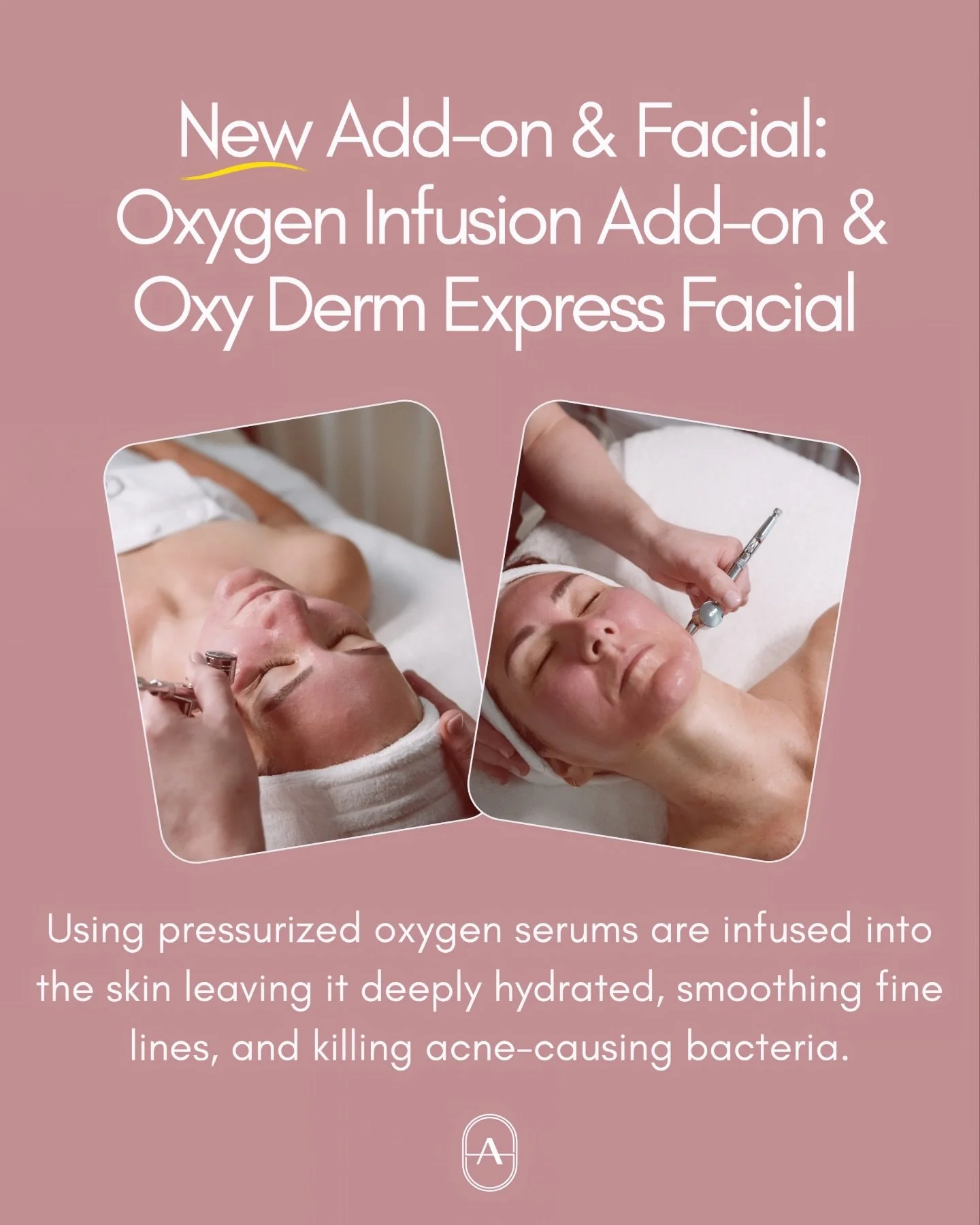 If you saw my April Fool&rsquo;s Day post on Wednesday then you might be skeptical, but I assure you this is real! 
Oxygen has arrived at Ascend and it&rsquo;s not just for breathing anymore! 
Using pressurized oxygen serums are delivered deeply into