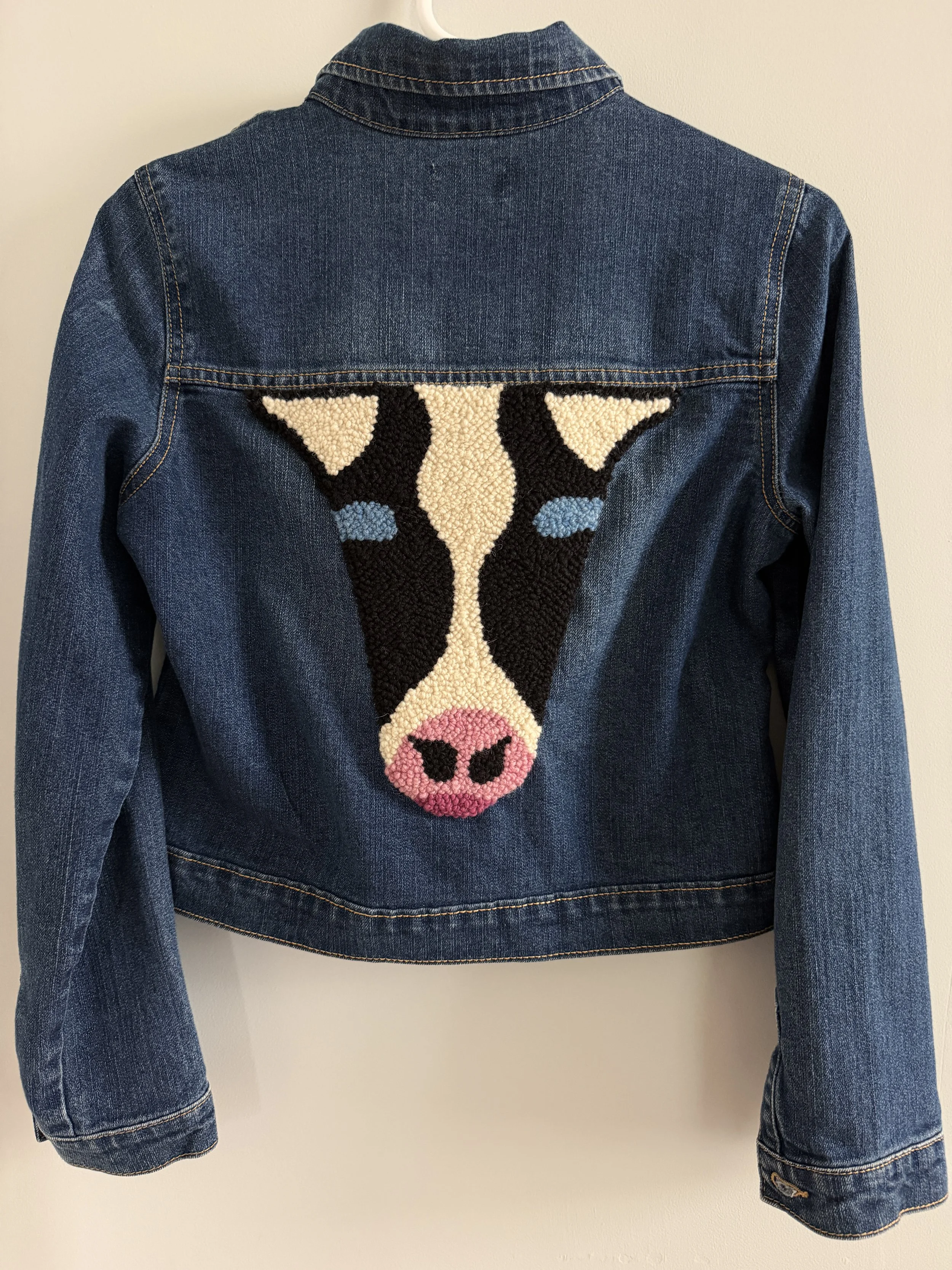 cow face kids size 14