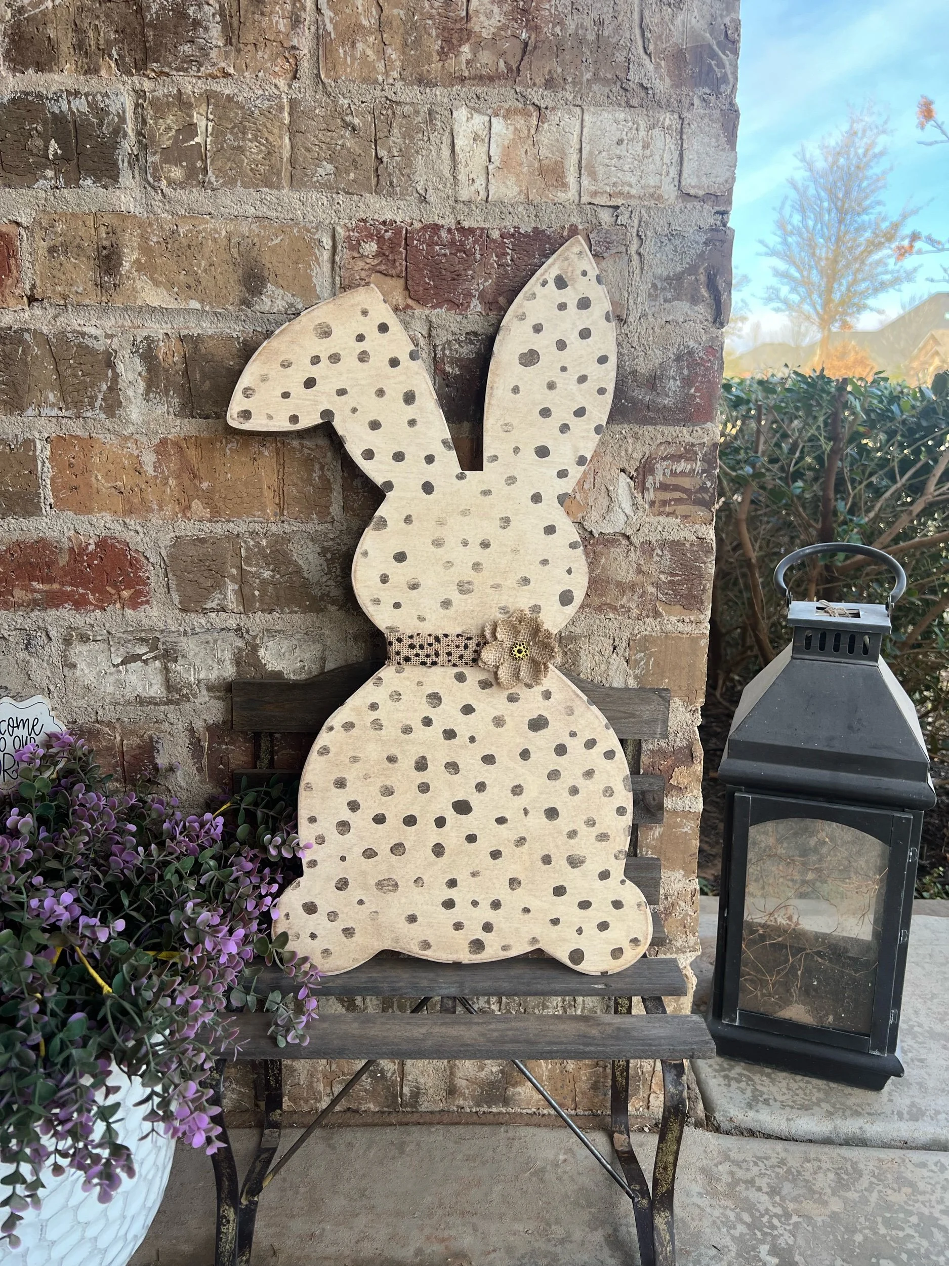 Cheetah Bunny Silhouette