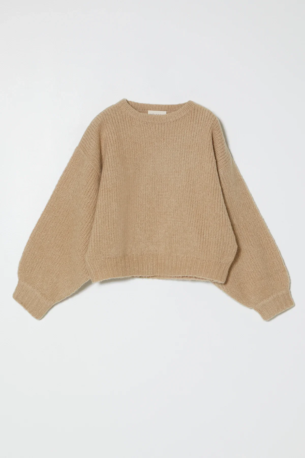 Atelier Delphine Balloon Sleeve Sweater - Sand
