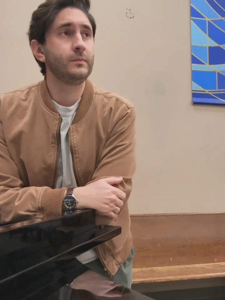 Rainy day rehearsal ☔️🎹🎙️ @ellisgreenmusic