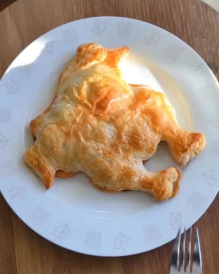 I made a spatchcocked chicken that's actually a steak and onion pie because I live to confuse people. 🍗🥩🥧🤷🏻&zwj;♀️

I got hooked on meat pies when I visited New Zealand earlier this year and wanted to recreate my favorite @fergbakerqueenstown pi