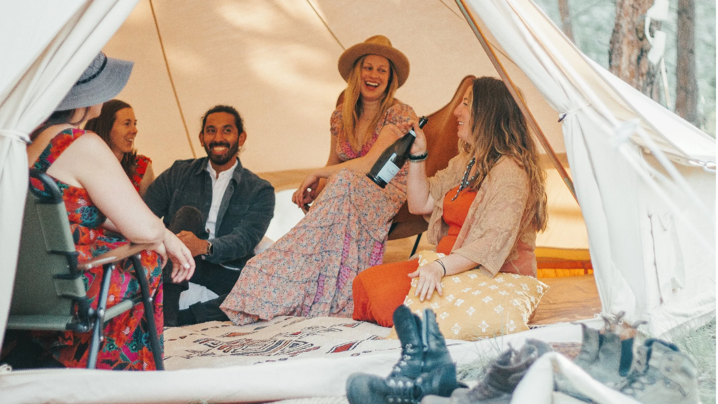sundrift glamping wedding