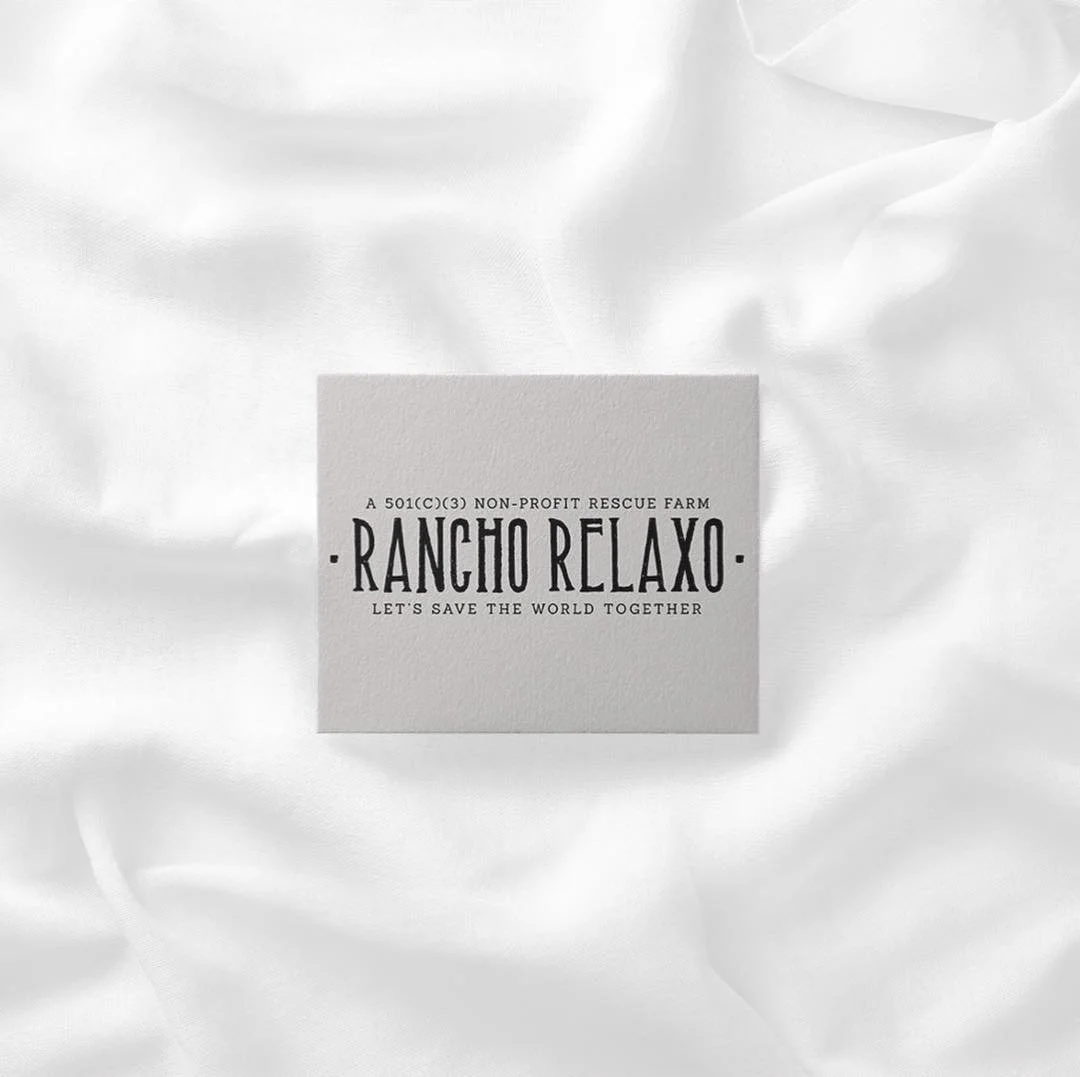 Branding for Rancho Relaxo
.
.
.
.
.
.
#graphicdesign #logodesign #animalsanctuary #ranchorelaxo #ranchorelaxonj