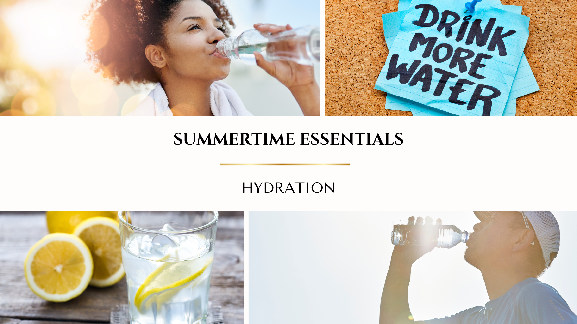 Summertime Essentials: Hydration