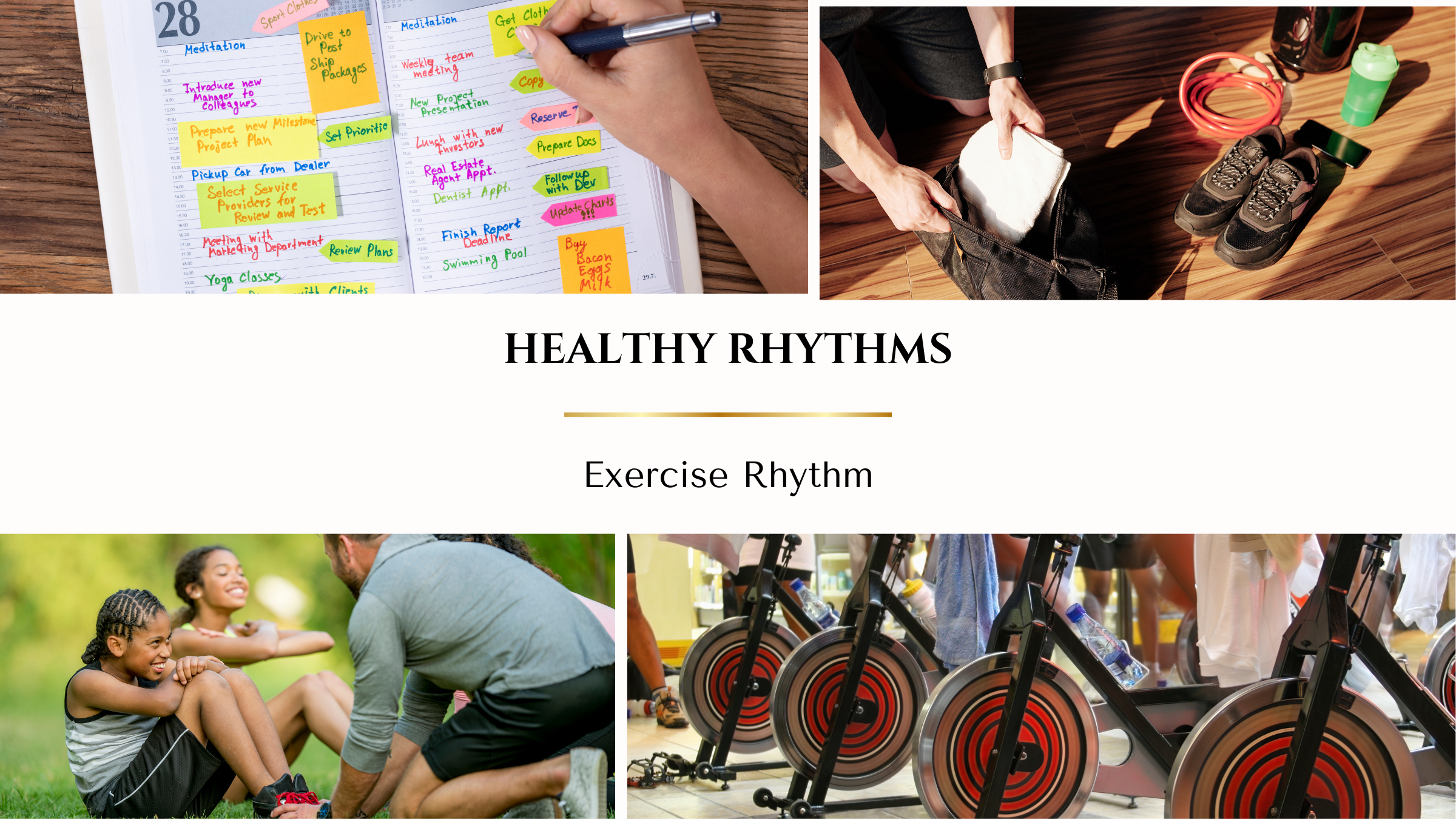 Healthy Rhythms: Exercise Rhythm