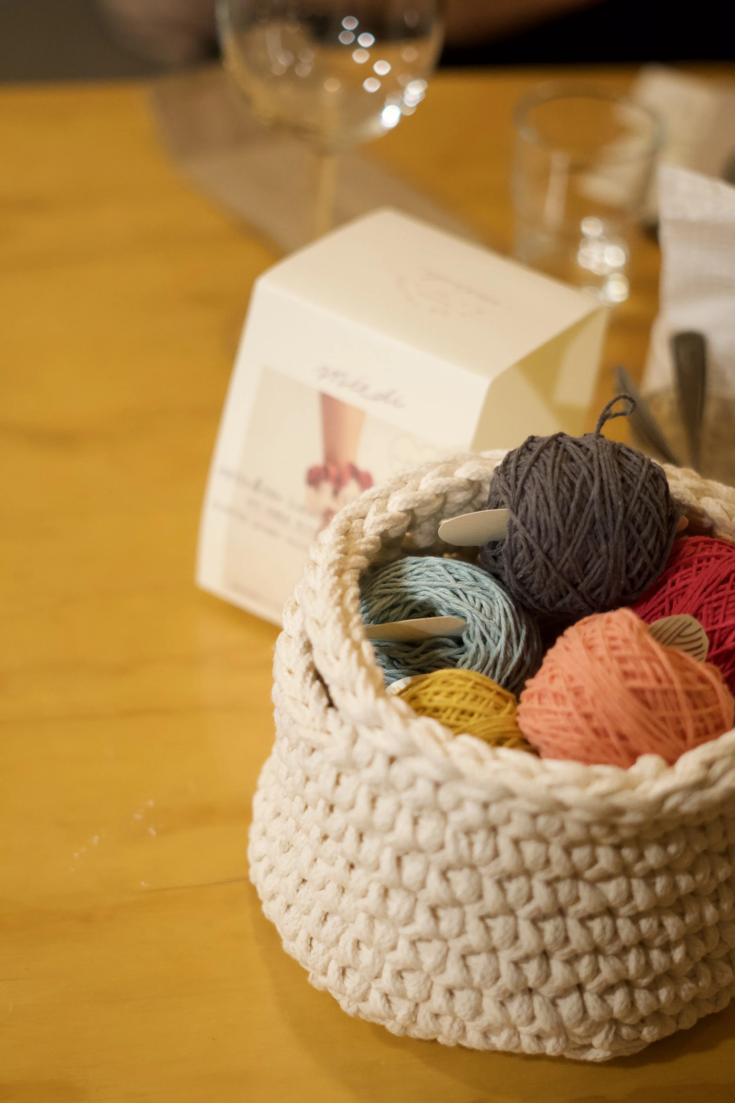 Material para scrunchies y tassel