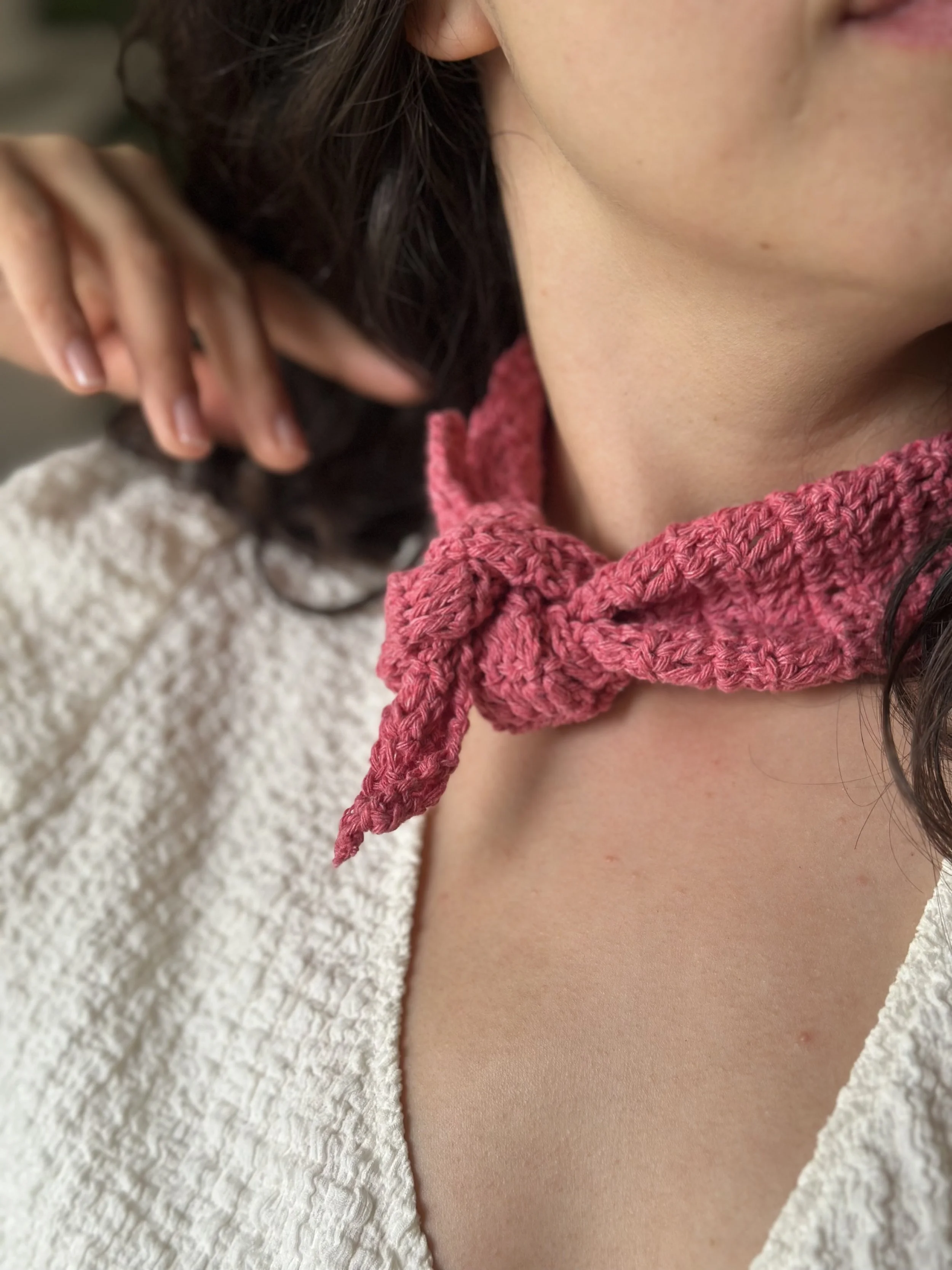 Mini scarf ‘Ocaso’ - Ki Téjelo Tu- Nivel Principiante