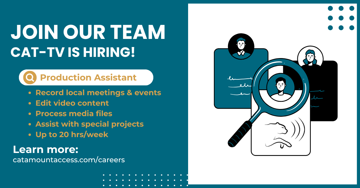 We're Hiring a Part-Time Production Assistant!