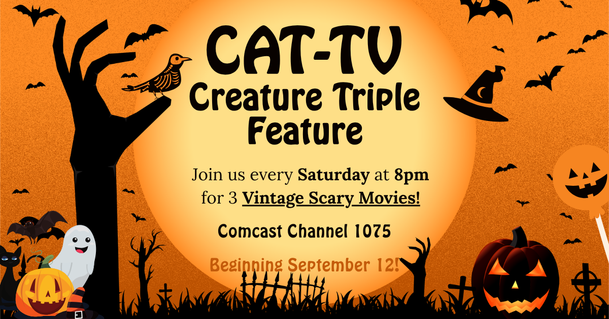 Announcing the CAT-TV Creature Triple Feature!