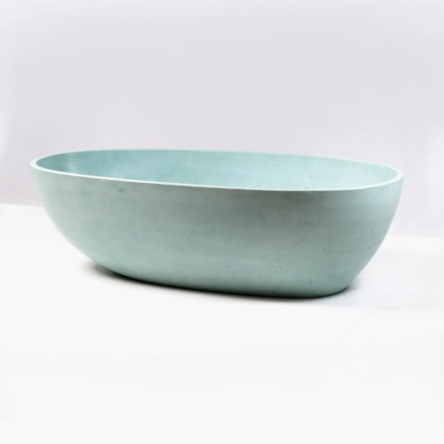 Freestanding concrete bathtub designed and made in Australia