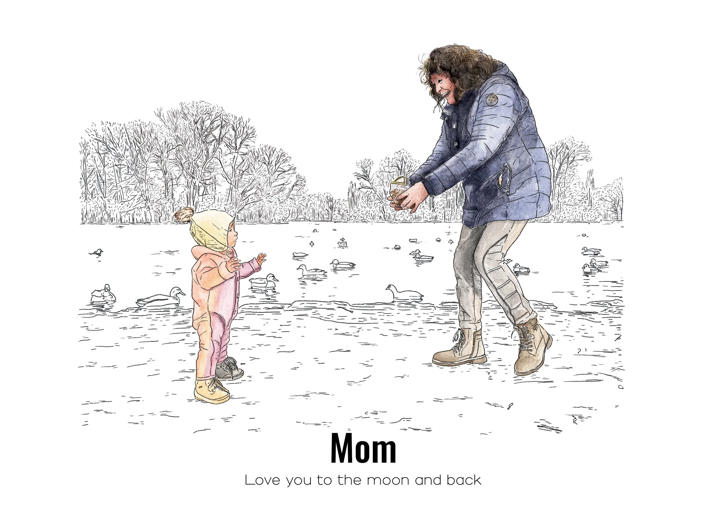People Watercolour Illustrations