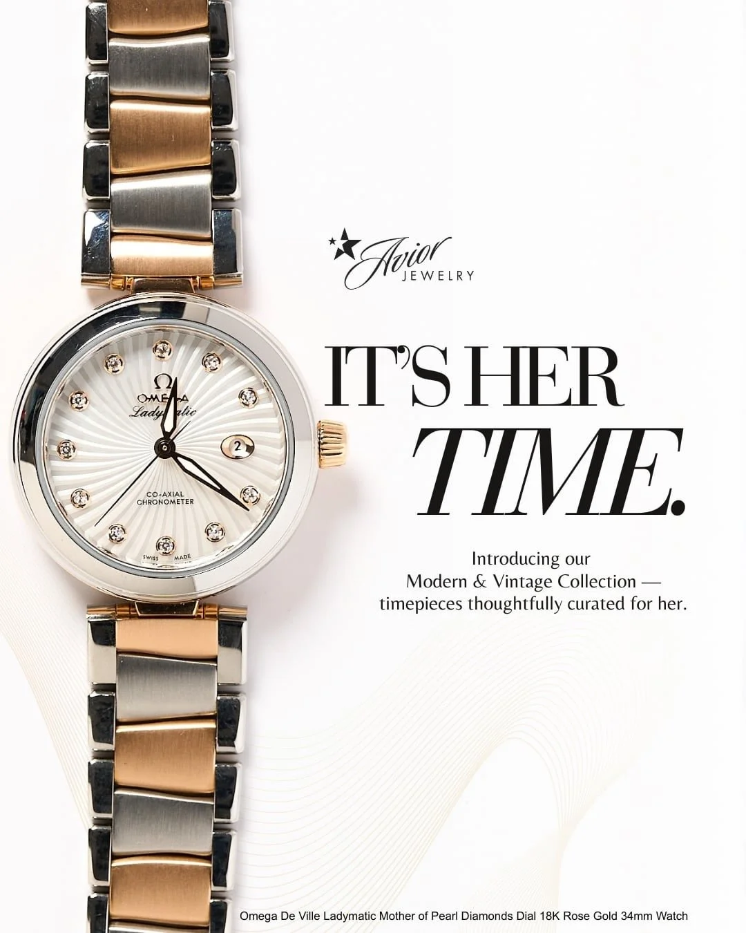 Timeless style for every era.

Discover our Modern &amp; Vintage Watch Collection for Women &mdash; where contemporary design meets iconic heritage. From sleek modern timepieces to rare vintage classics, each watch is curated for the woman who apprec