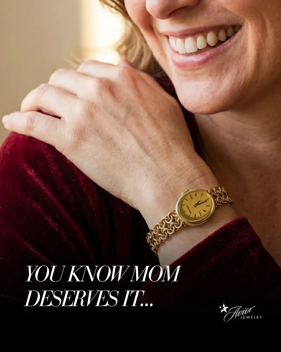 You know mom deserves it&hellip; ✨

This Mother&rsquo;s Day, give her what she truly wants&mdash;iconic designer jewelry and luxury timepieces she can wear every day.

From timeless classics by Cartier to elegant watches from Rolex and Omega, find th