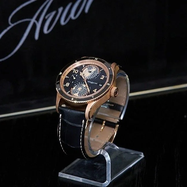 Montblanc 1858 Geosphere Everest Rose Gold World Time 42mm Automatic Men's Watch | Dual Hemisphere Worldtime | Limited Edition 200